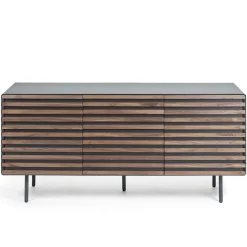 Outlet Wohnen Ausgefallenes Sideboard Trupea mit Streifen Front