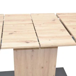 Hot Wohnen Ausziehbarer Säulentisch & Stühle - Vendelyn (fünfteilig)