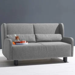 Hot Wohnen Ausziehsofa in Grau Stoff - Vergoma