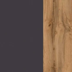 Best Wohnen Bad Hängeschrank in Baumkante Wildeiche Optik - Breznia