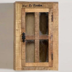 Hot Wohnen Bad Hängeschrank Indri aus Mangobaum Massivholz