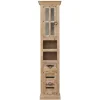 Outlet Wohnen Bad Hochschrank aus Holz Grey Wash - Abid
