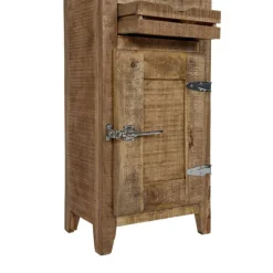 New Wohnen Bad Hochschrank Suennas aus Mangobaum Massivholz