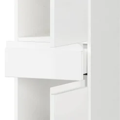 Best Wohnen Bad Midischrank in Weiß Hochglanz - Loeesa