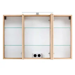 Discount Wohnen Bad Spiegelschrank in Wildeiche Optik - Drumias