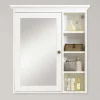 Clearance Wohnen Bad Spiegelschrank mit Regal in Weiß - Lousias