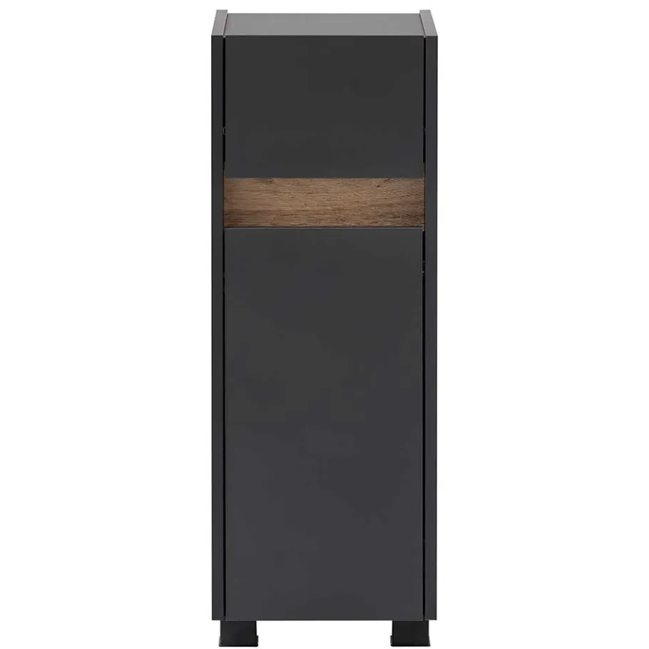 Discount Wohnen Bad Unterschrank in Anthrazit & Wildeiche - Marcius