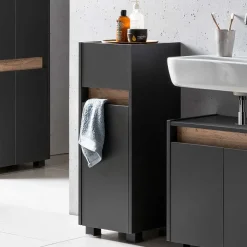 Discount Wohnen Bad Unterschrank in Anthrazit & Wildeiche - Marcius