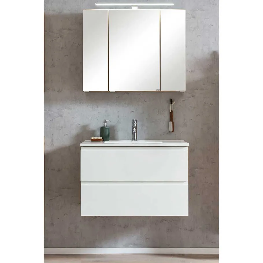 Wohnen Bad Waschbeckenschrank & Spiegelschrank - Eight (zweiteilig)