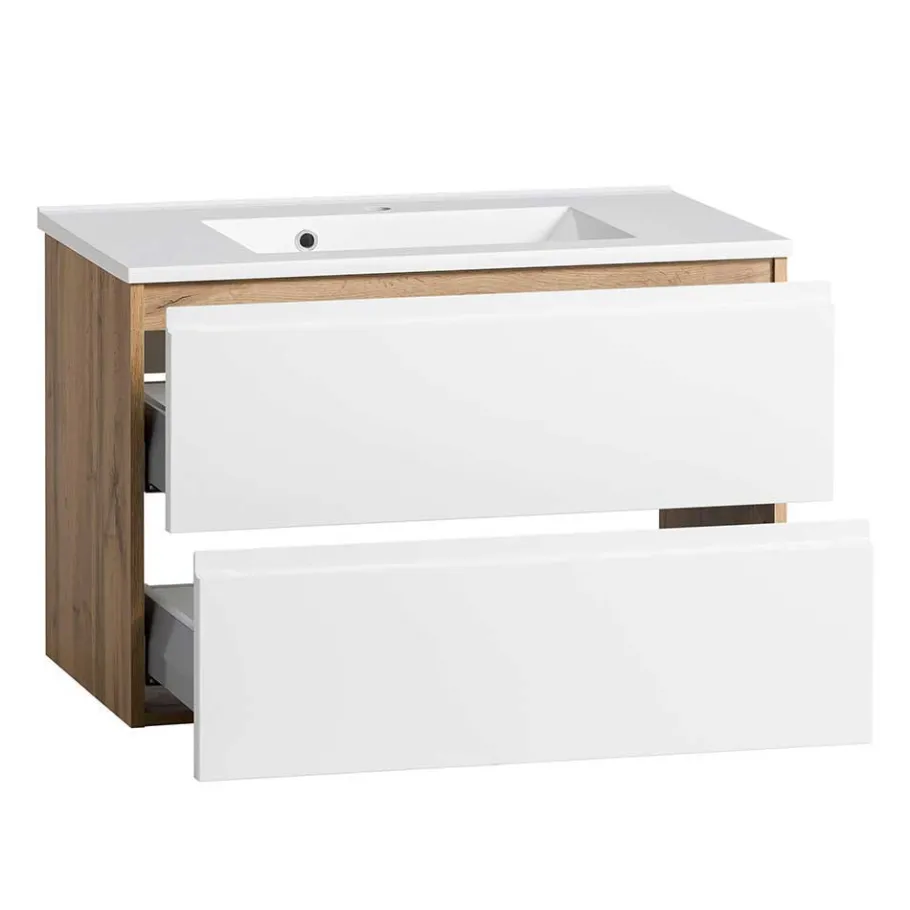 Wohnen Bad Waschbeckenschrank & Spiegelschrank - Eight (zweiteilig)