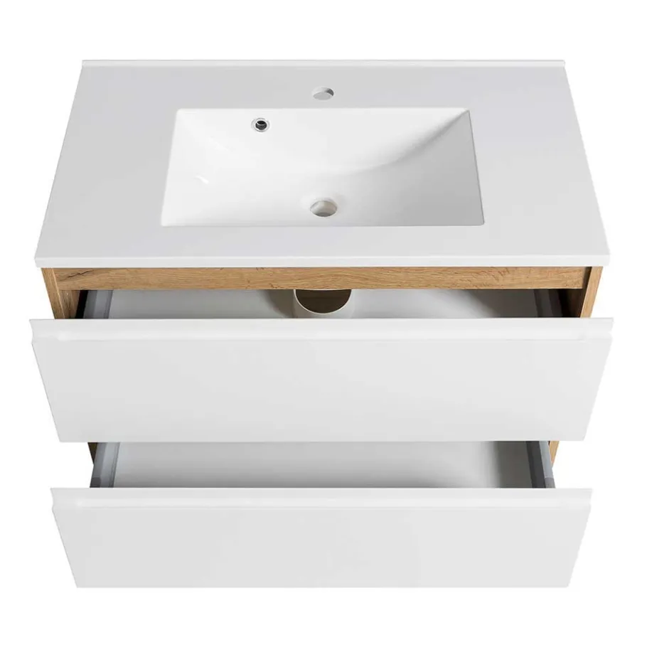 Wohnen Bad Waschbeckenschrank & Spiegelschrank - Eight (zweiteilig)