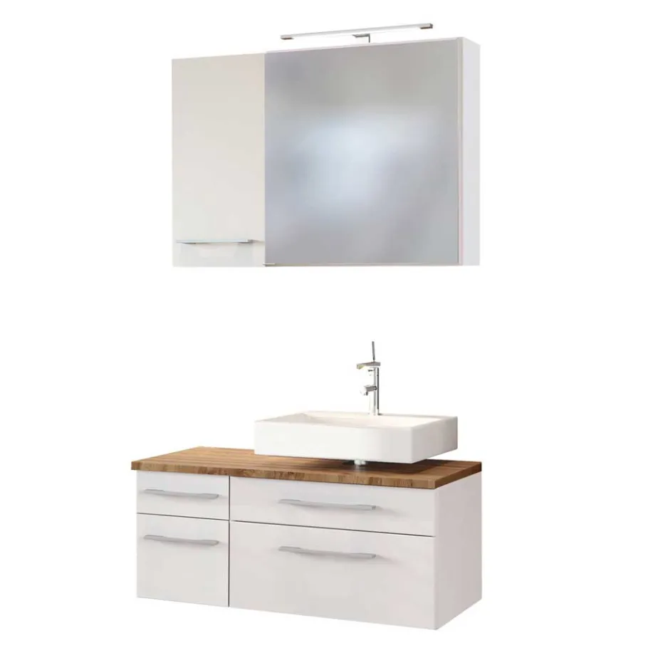 Online Wohnen Bad Waschbecken-Schrank Set - Enwicos (dreiteilig)