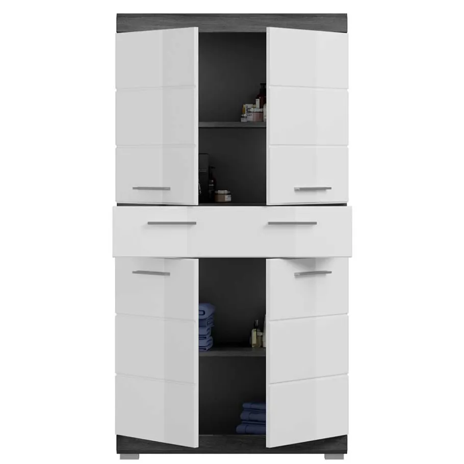 Sale Wohnen Bad Waschplatz & Highboard & Hochschrank - Nancys (vierteilig)