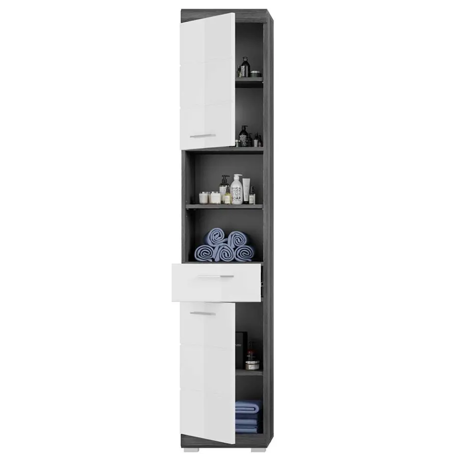 Sale Wohnen Bad Waschplatz & Highboard & Hochschrank - Nancys (vierteilig)