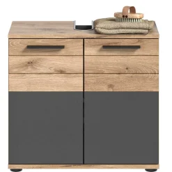 Best Wohnen Bad Waschplatz mit Hochschrank Set - Depart (dreiteilig)