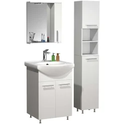 Sale Wohnen Bad Waschplatz und Hochschrank - Nancyssa (dreiteilig)