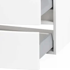 Clearance Wohnen Badblock Badmöbel in Weiß - Mesciria (vierteilig)
