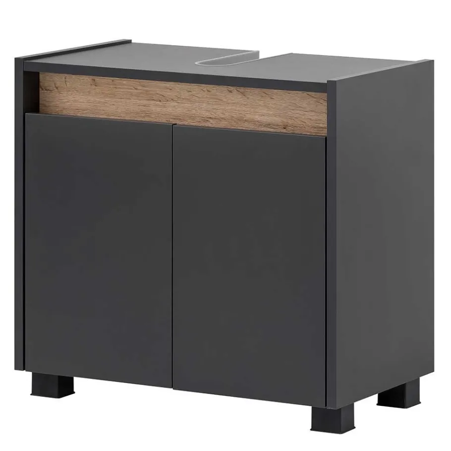 Hot Wohnen Badblock Möbel 119 cm breit - Marcius (vierteilig)