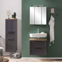 Outlet Wohnen Badeinrichtung - modernes Landhaus - Novelya (dreiteilig)