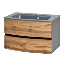 Discount Wohnen Badeszimmer Möbelserie als Set - Vandija (fünfteilig)