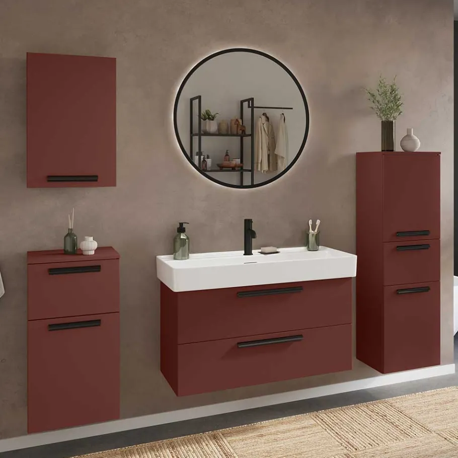 Clearance Wohnen Badezimmer Einrichtung Möbelset - Exeler (fünfteilig)