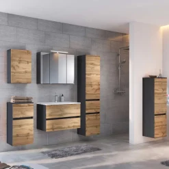 Clearance Wohnen Badezimmer Einrichtung Set - Schränke - Endely (sechsteilig)