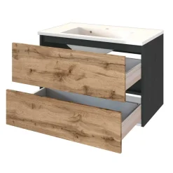 Clearance Wohnen Badezimmer Einrichtung Set - Schränke - Endely (sechsteilig)