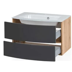 Discount Wohnen Badezimmer Einrichtungsset 160 cm breit - Larutta (vierteilig)