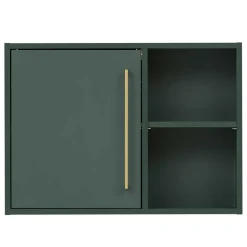 New Wohnen Badezimmer Hängeschrank in Dunkelgrün & Gold - Aqua