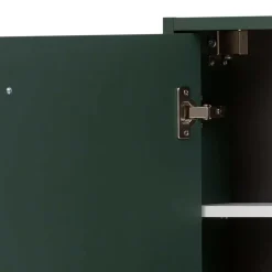 New Wohnen Badezimmer Hängeschrank in Dunkelgrün & Gold - Aqua