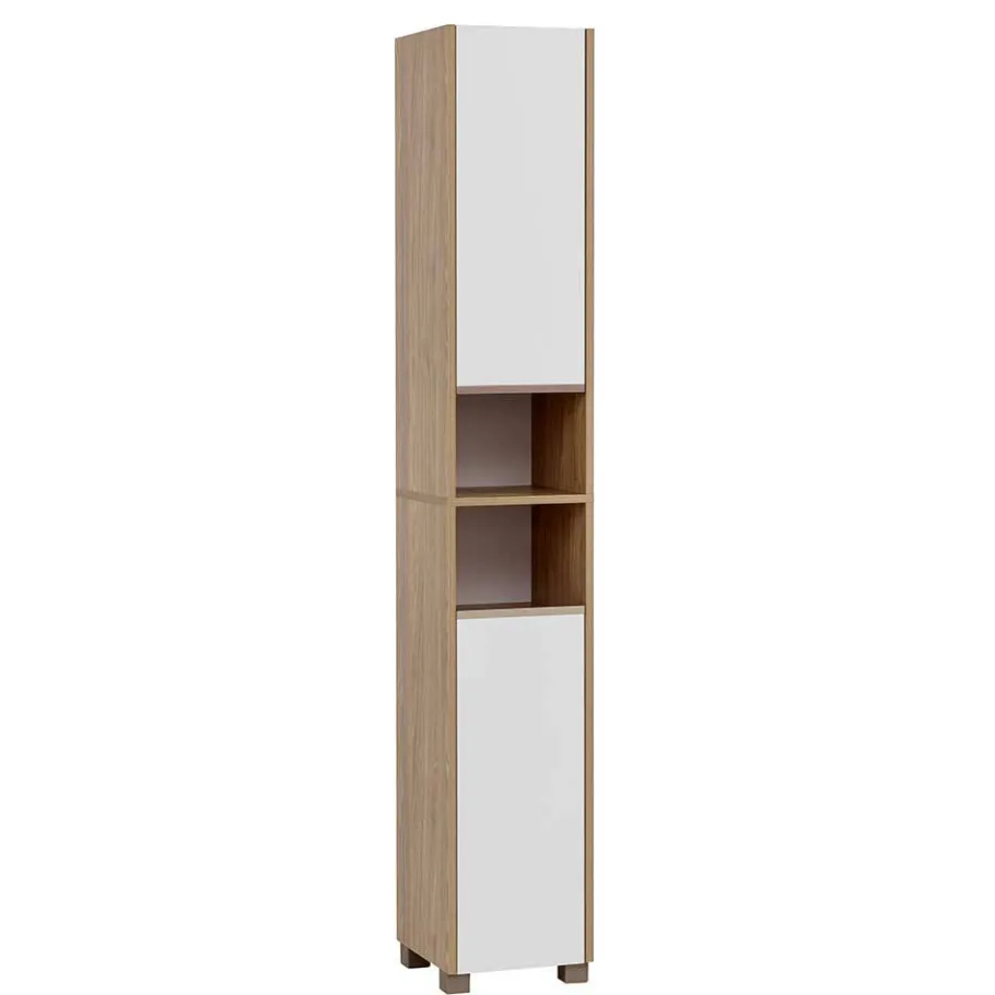 New Wohnen Badezimmer Hochschrank im Skandi Design - Ronya