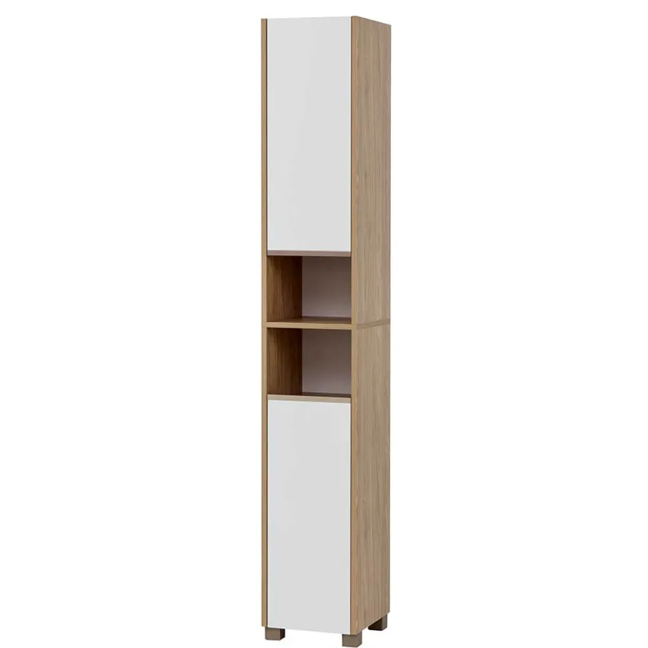 New Wohnen Badezimmer Hochschrank im Skandi Design - Ronya