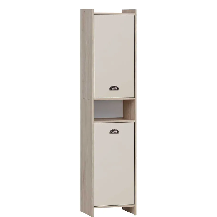 Sale Wohnen Badezimmer Hochschrank mit zwei Türen und Fach - Togban