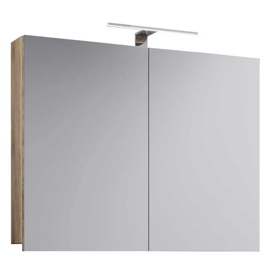 Clearance Wohnen Badezimmer in Holznachbildung Sonoma-Eiche - Caleena (vierteilig)