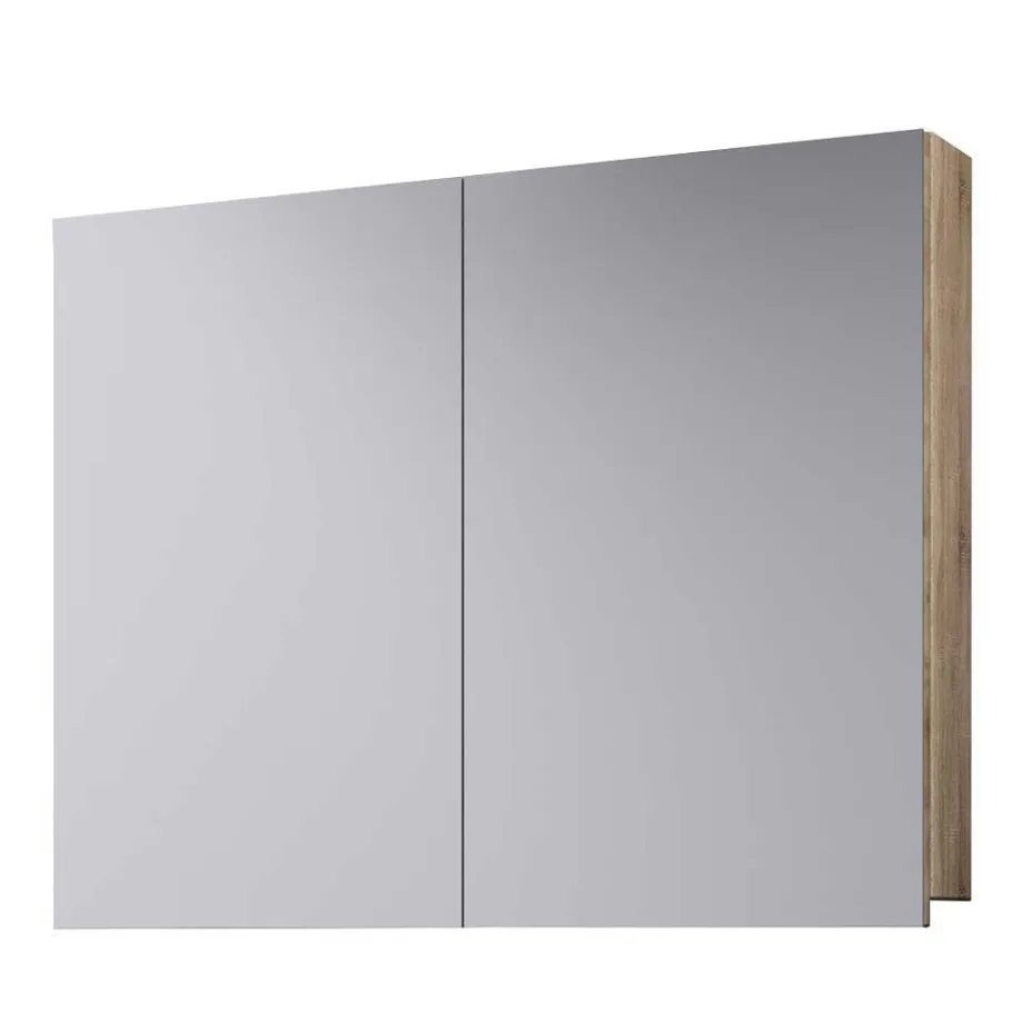 Clearance Wohnen Badezimmer in Holznachbildung Sonoma-Eiche - Caleena (vierteilig)