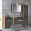 Clearance Wohnen Badezimmer Kombination als Möbelset - Athrin (vierteilig)