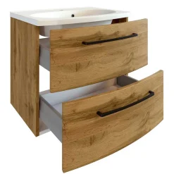 Outlet Wohnen Badezimmer Möbel Einrichtung Set - Arazony (fünfteilig)
