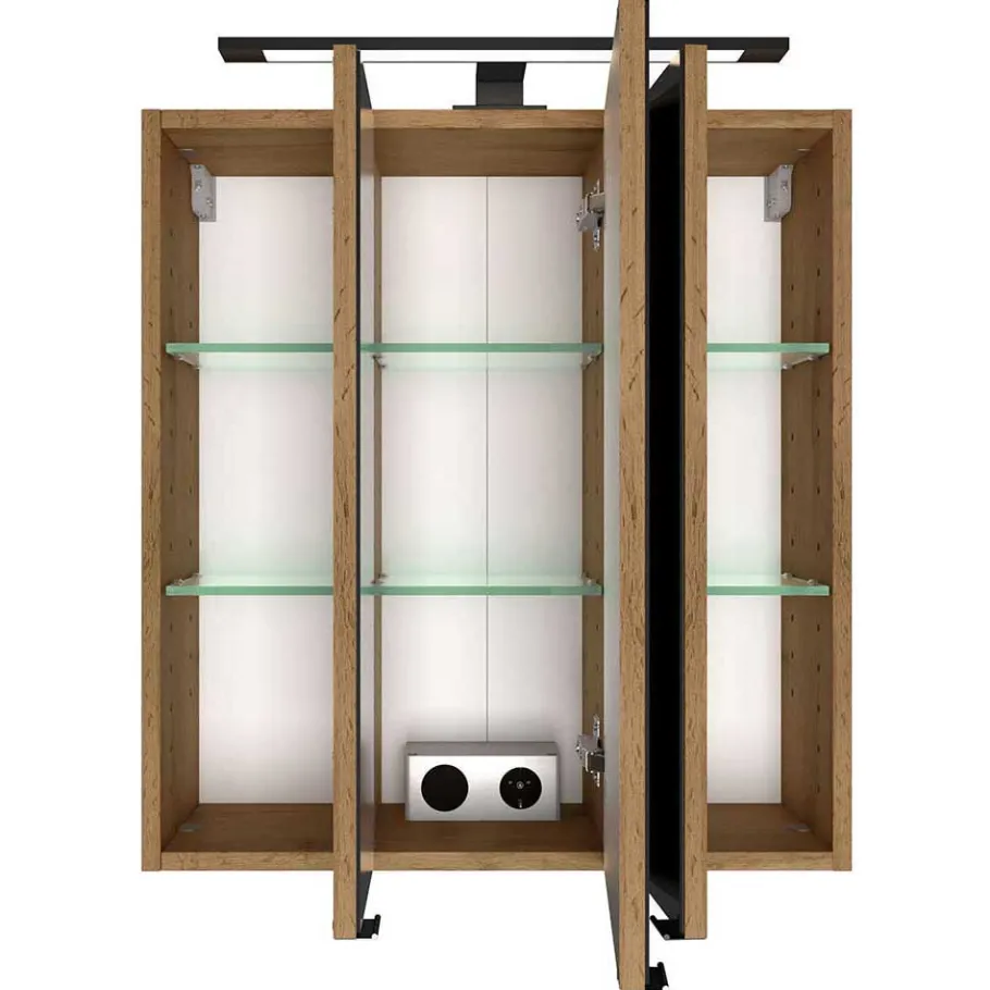 Outlet Wohnen Badezimmer Möbel Einrichtung Set - Arazony (fünfteilig)