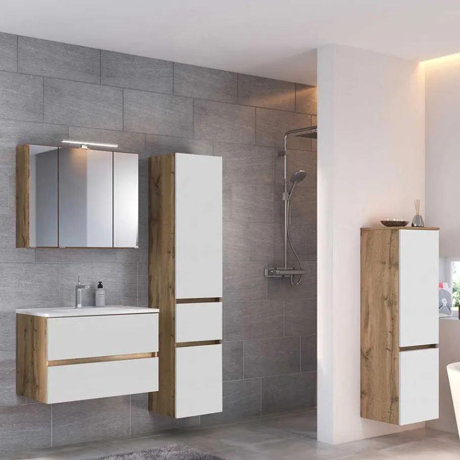 New Wohnen Badezimmer Möbel Set - Schränke - Maklesa (vierteilig)