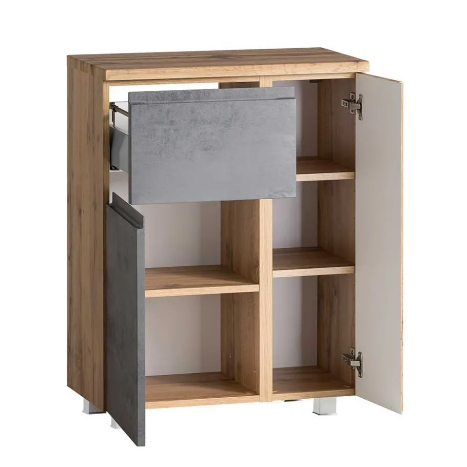 Clearance Wohnen Badezimmer Schrankset modern - Mia (dreiteilig)