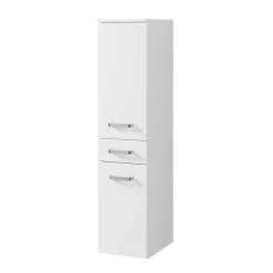 Best Wohnen Badezimmer Set Sagunis in Weiß Hochglanz (fünfteilig)