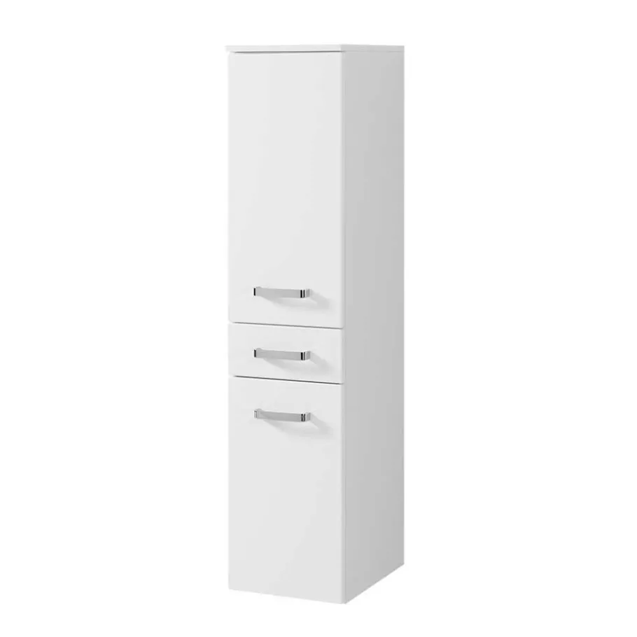 Best Wohnen Badezimmer Set Sagunis in Weiß Hochglanz (fünfteilig)
