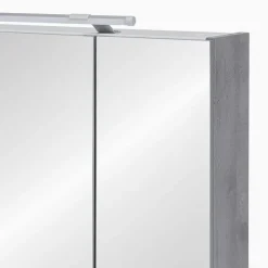 New Wohnen Badezimmer Spiegelschrank in Grau - Grandiova