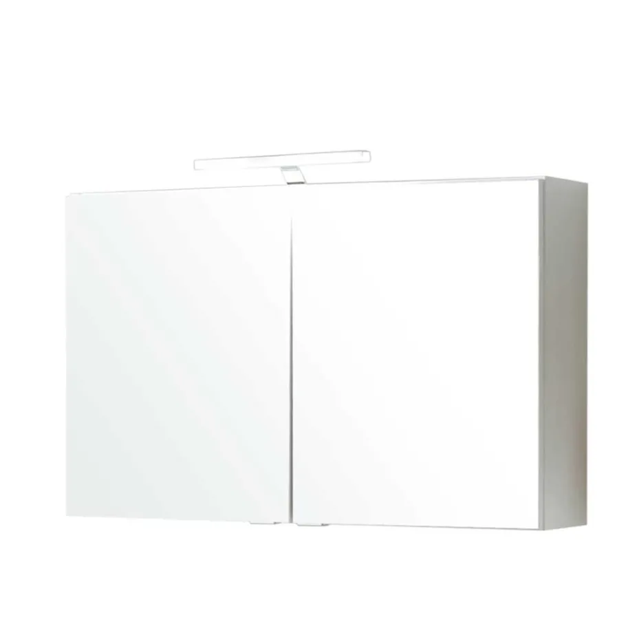 Discount Wohnen Badezimmer Spiegelschrank Tymos mit LED Beleuchtung