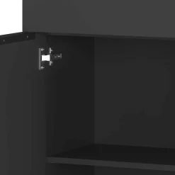 Online Wohnen Badezimmer Vertiko in Dunkelgrau - Go