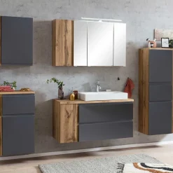 Outlet Wohnen Badezimmer Waschplatz 105 cm breit - Jambi I (zweiteilig)