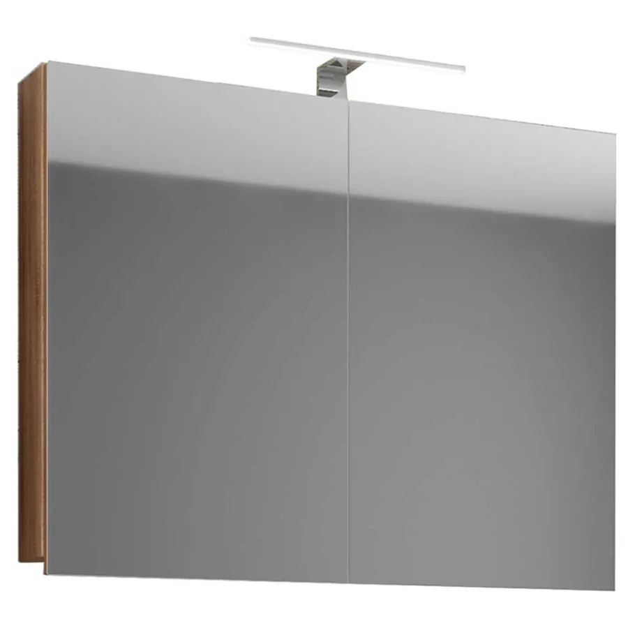 Outlet Wohnen Badezimmer Waschplatz Set mit LED - Caleena (zweiteilig)