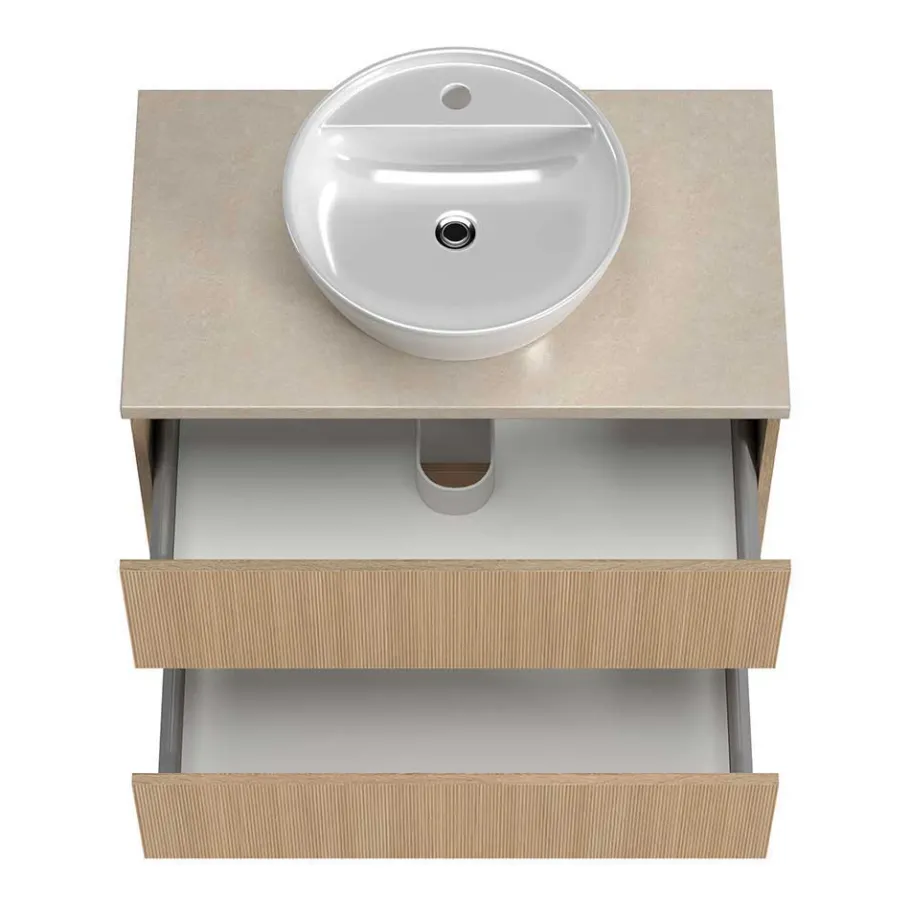 Discount Wohnen Badezimmer Waschplatz und Stauraum - Vibulam (dreiteilig)