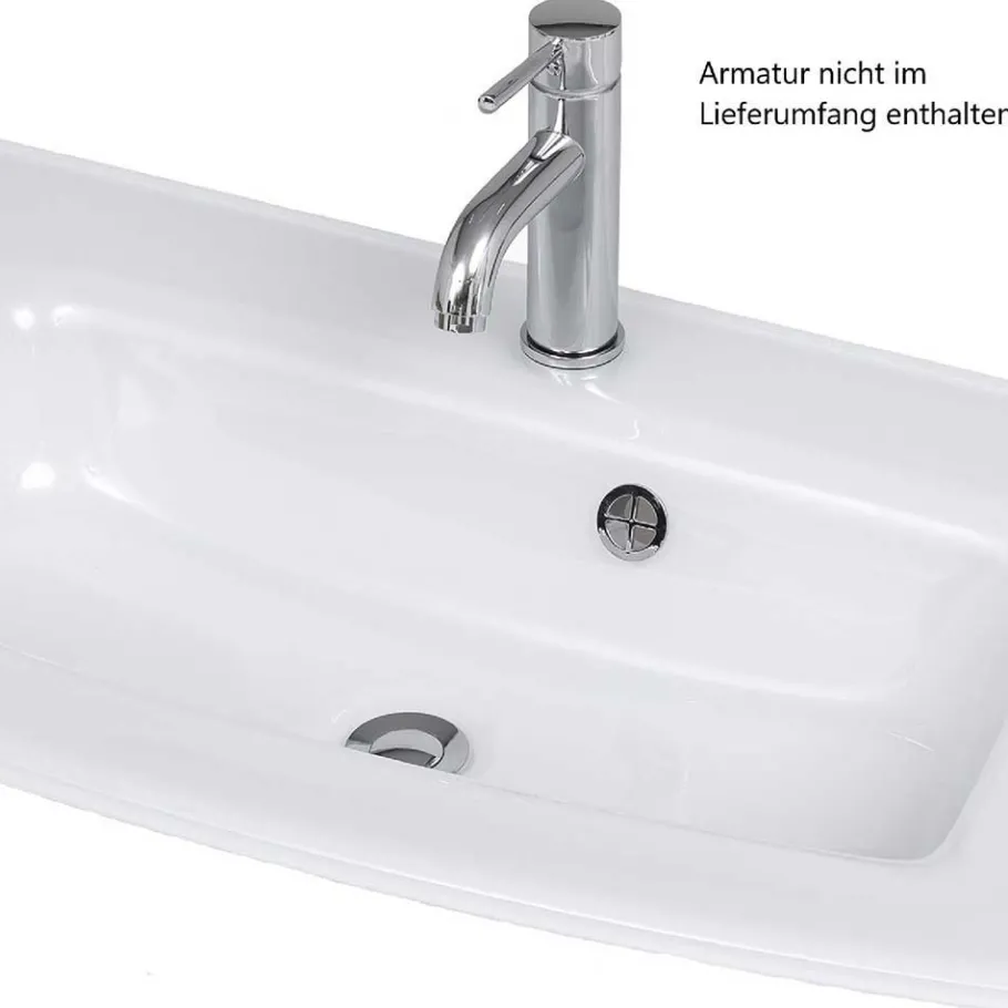 Wohnen Badezimmer Waschtisch Kombination - Natarivos (zweiteilig)