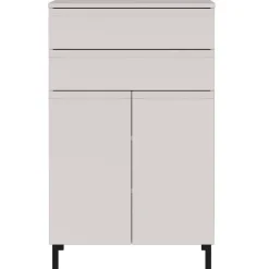 New Wohnen Badezimmer-Kommode in Hellgrau - Dadra